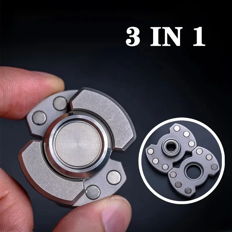 Magnetic Slider Fidget Toy EDC Spinner Anti Stress Anxiety Relief Adult.