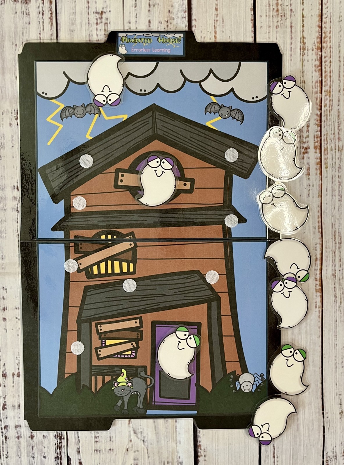 Errorless Learning File Folder Game Halloween Special Education Autism Task Bag