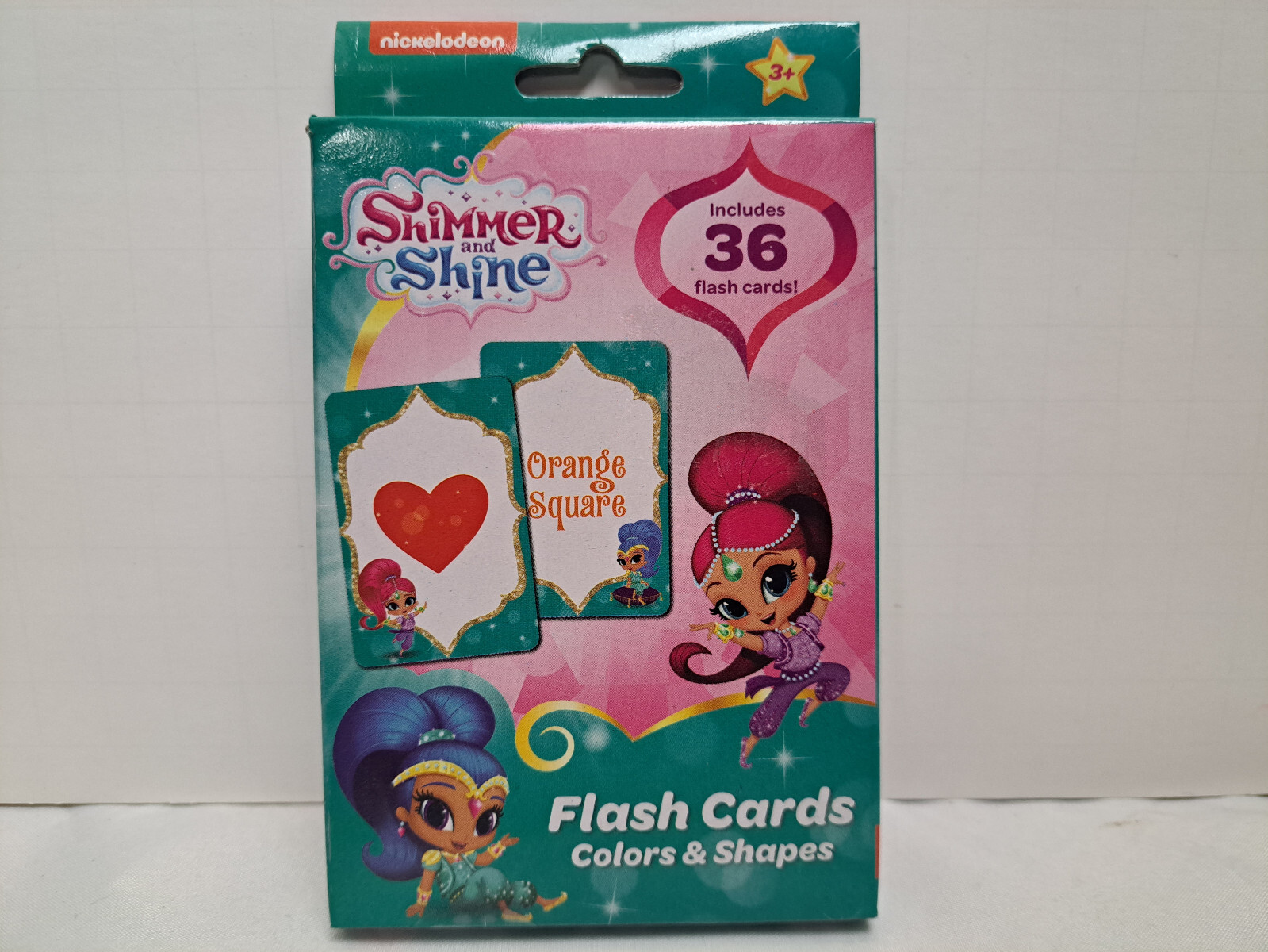 Nickelodeon Shimmer and Shine – Flash Cards (Colors & Shapes) – 36 Cards