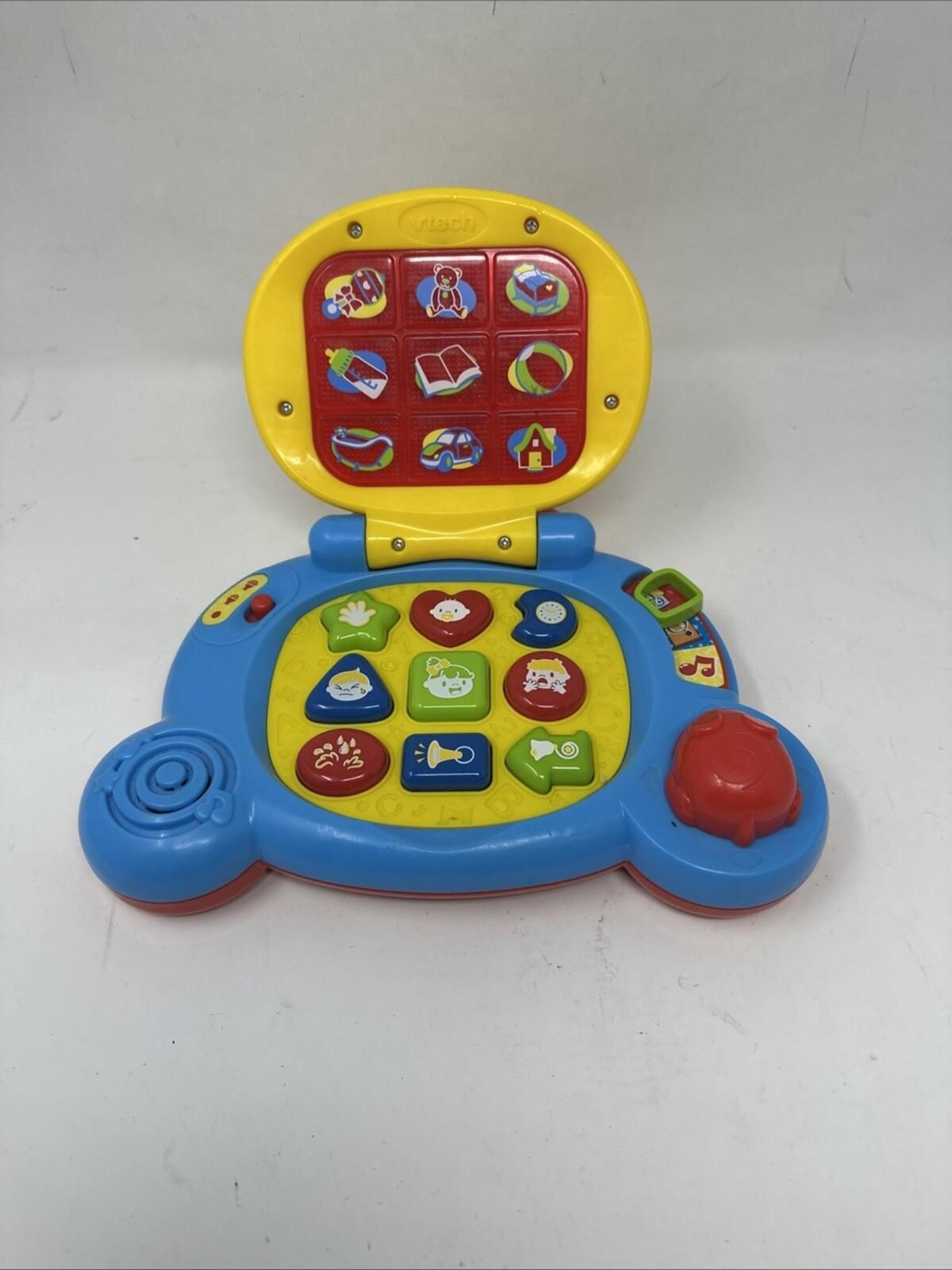 VTECH Lights Up “Baby’s Learning Laptop” ABCs Nursery Rhymes Sounds WORKS