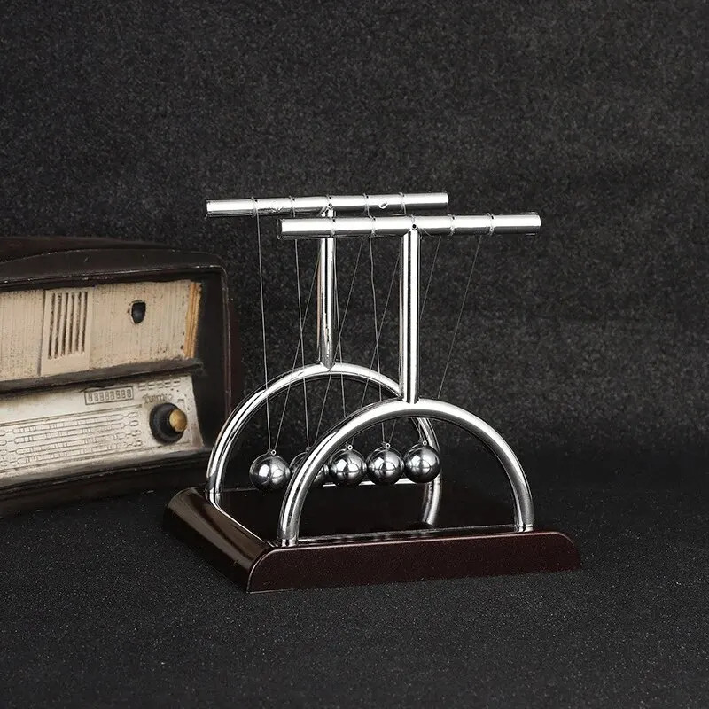 Newton’s Cradle Balance Steel Ball Teaching Supplies Physics Science Pendulum