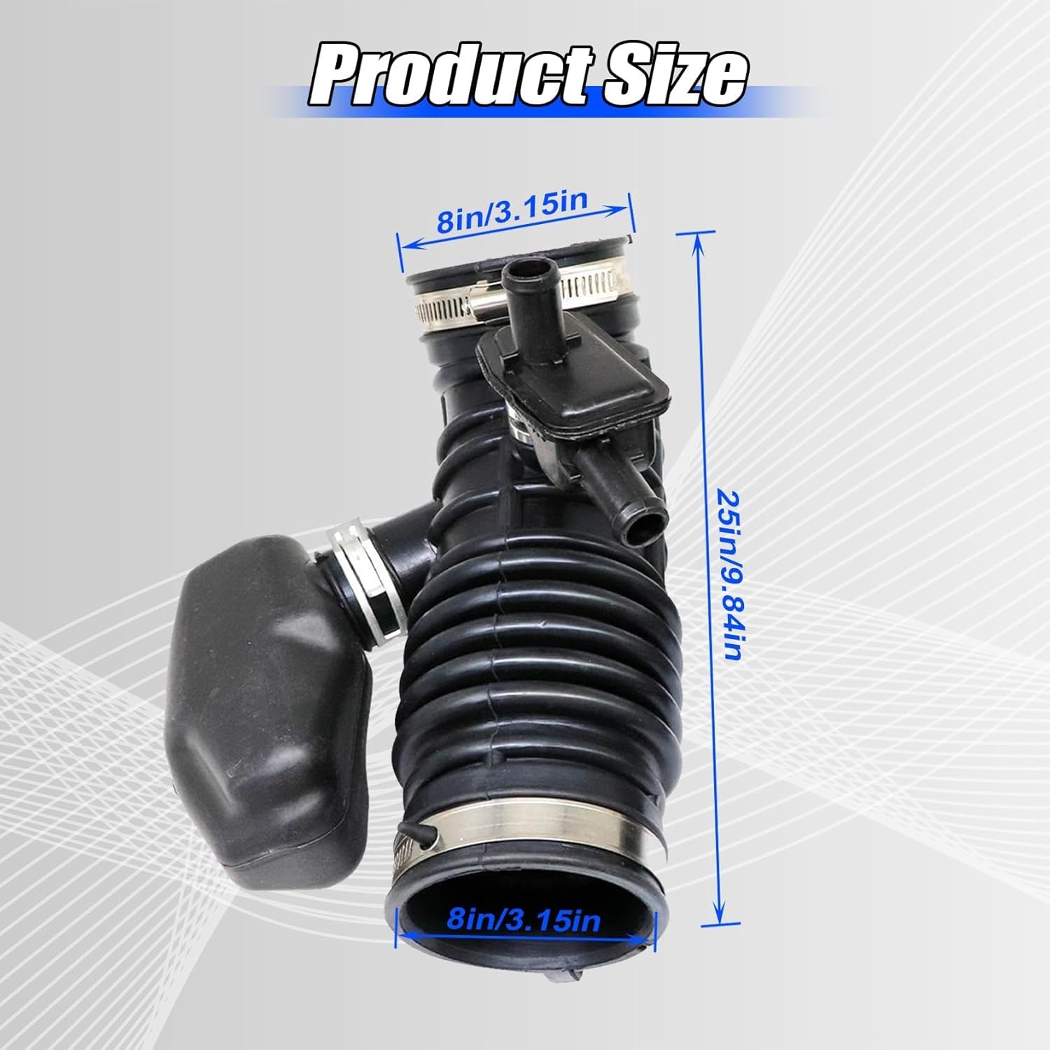 3.5L Engine Air Intake Hose Compatible with Infiniti FX35 Base Sport 2009-2012