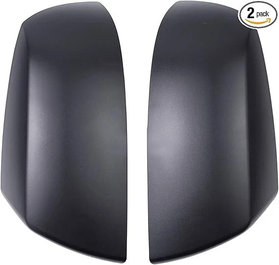 Driver and Passenger Side Mirror Cover Matte Black with Clip for Toyota Tundra