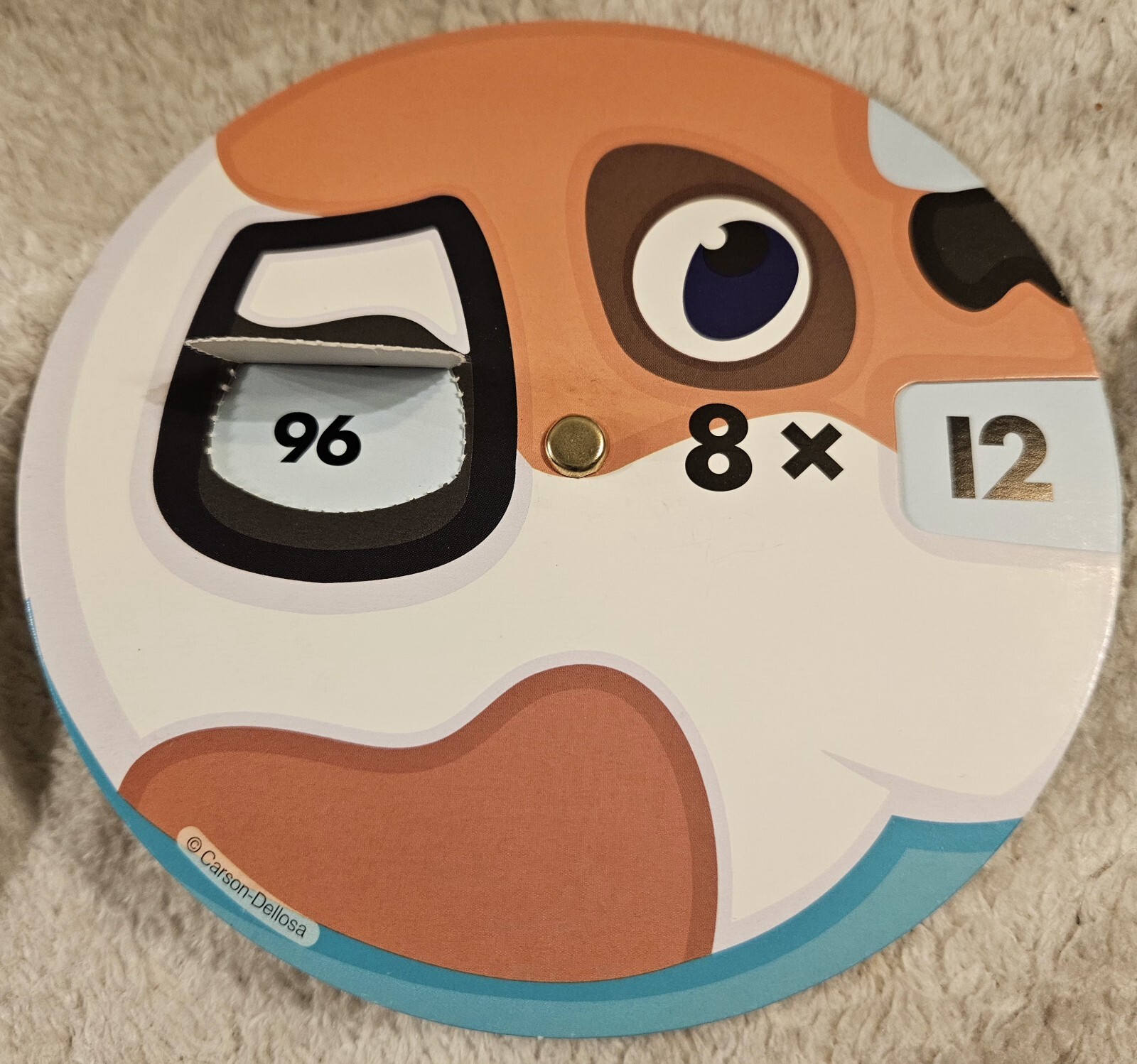 EZ-Spin Multiply, Divide, 35~ Manipulative Learning Wheels by Carson Dellosa