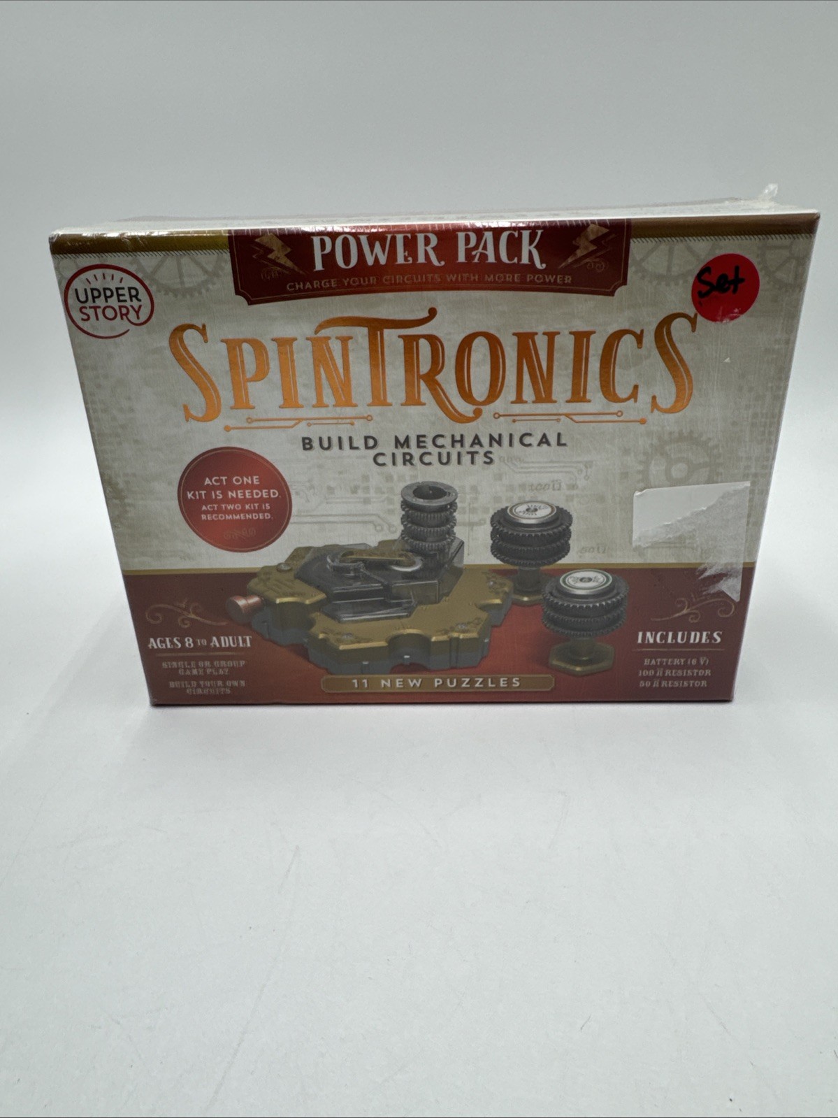 SET OF 2 Spintronics Learning Game: Act Two, & Power Pack. New, Sealed