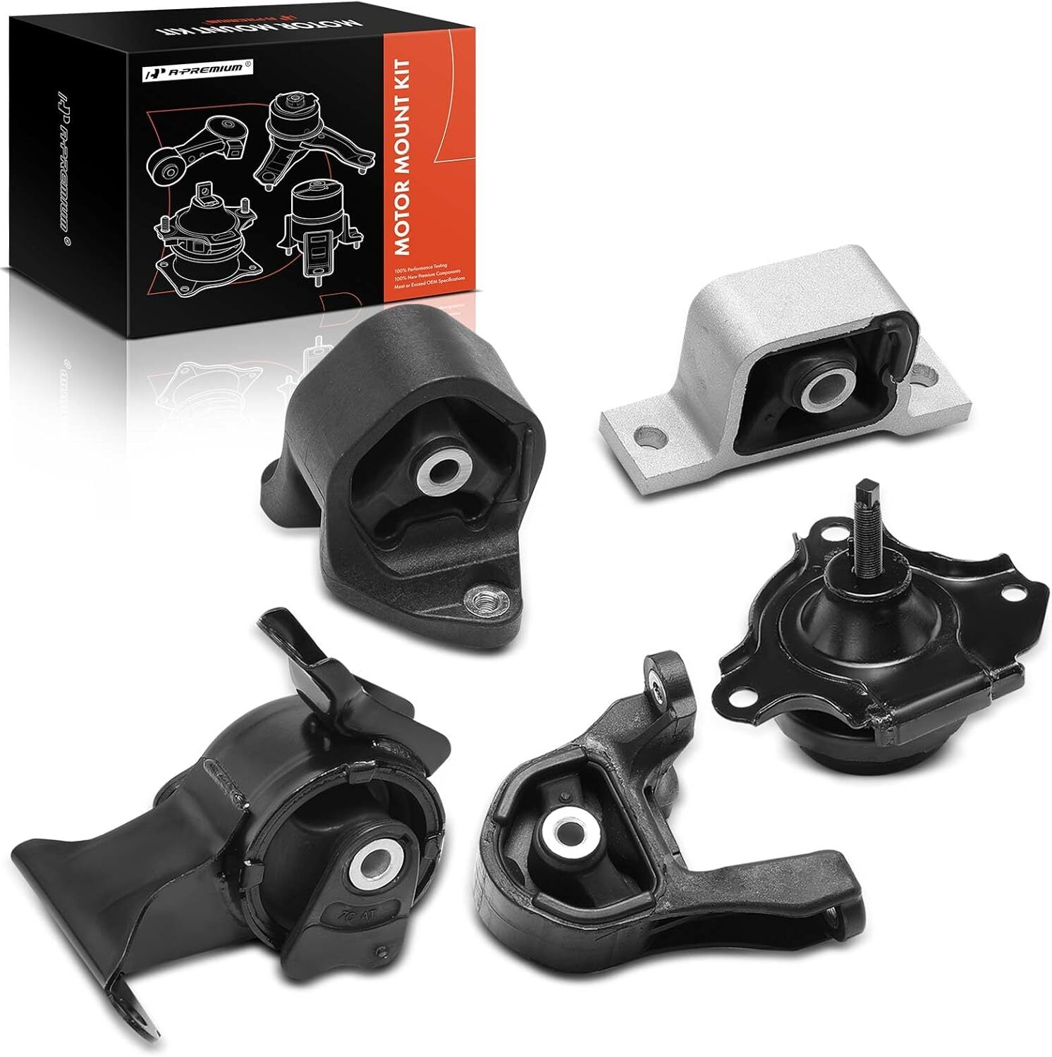 5PCS Set, 4WD APM 5PCS Engine Motor Mount and Transmission Mount Kit