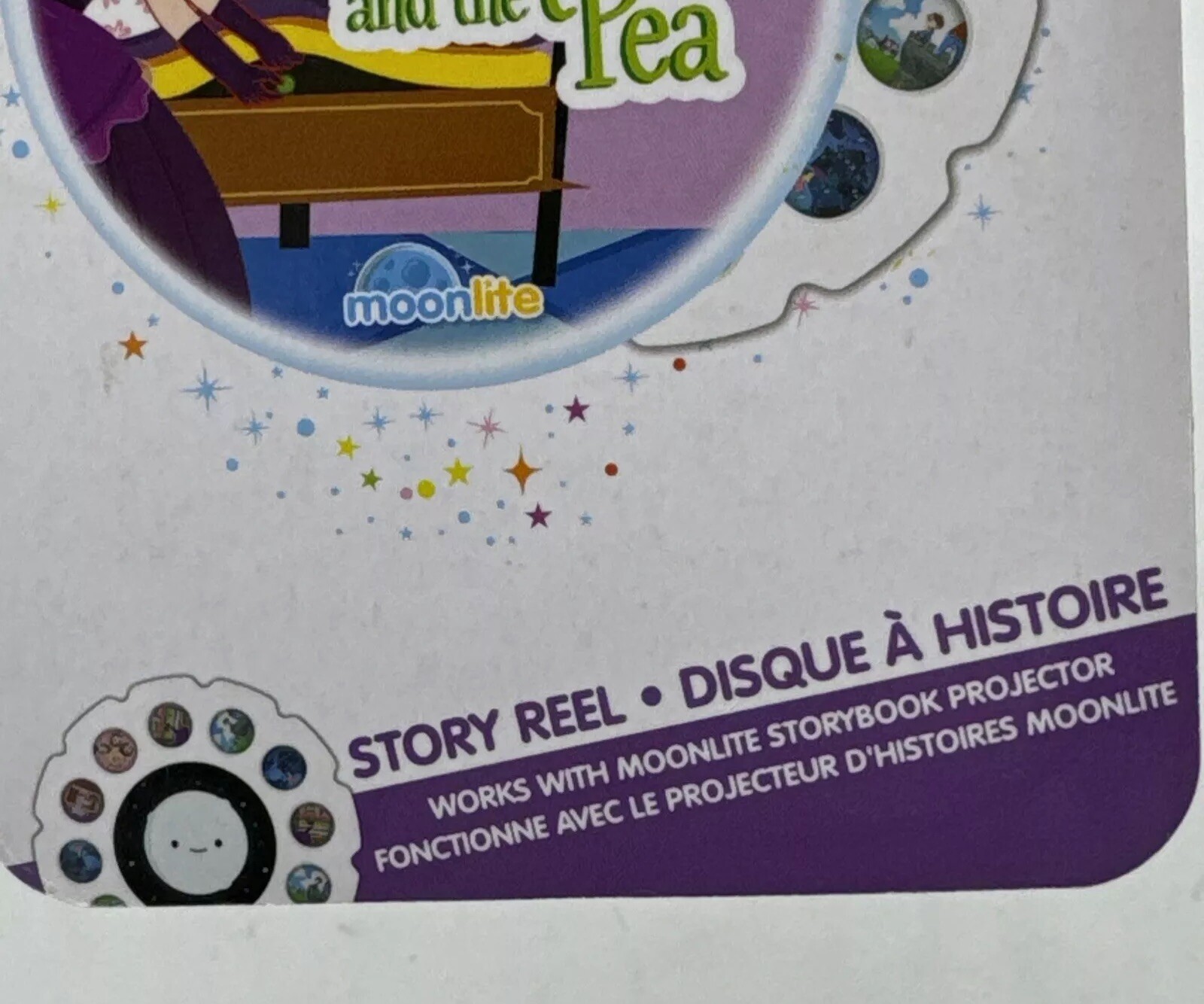 Moonlite Story Reel for Moonlite Projector – The Princess and the Pea – EUC
