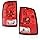 PIT66 Tail Lights Dodge Ram 1500 2500 3500 2009-2018 Fit Rear Lights Assembly