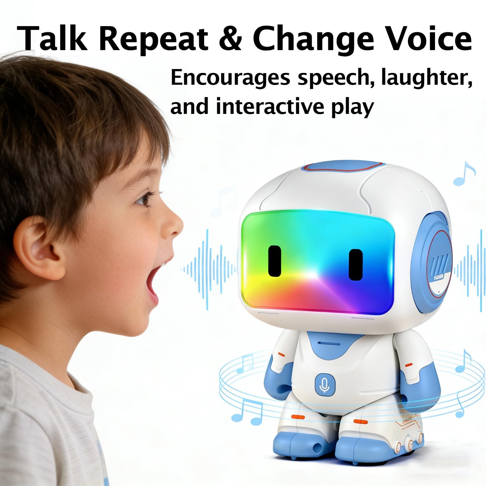Interactive Learning Robot Toy for Kids Ages 3–6, Button-Based Programming,…