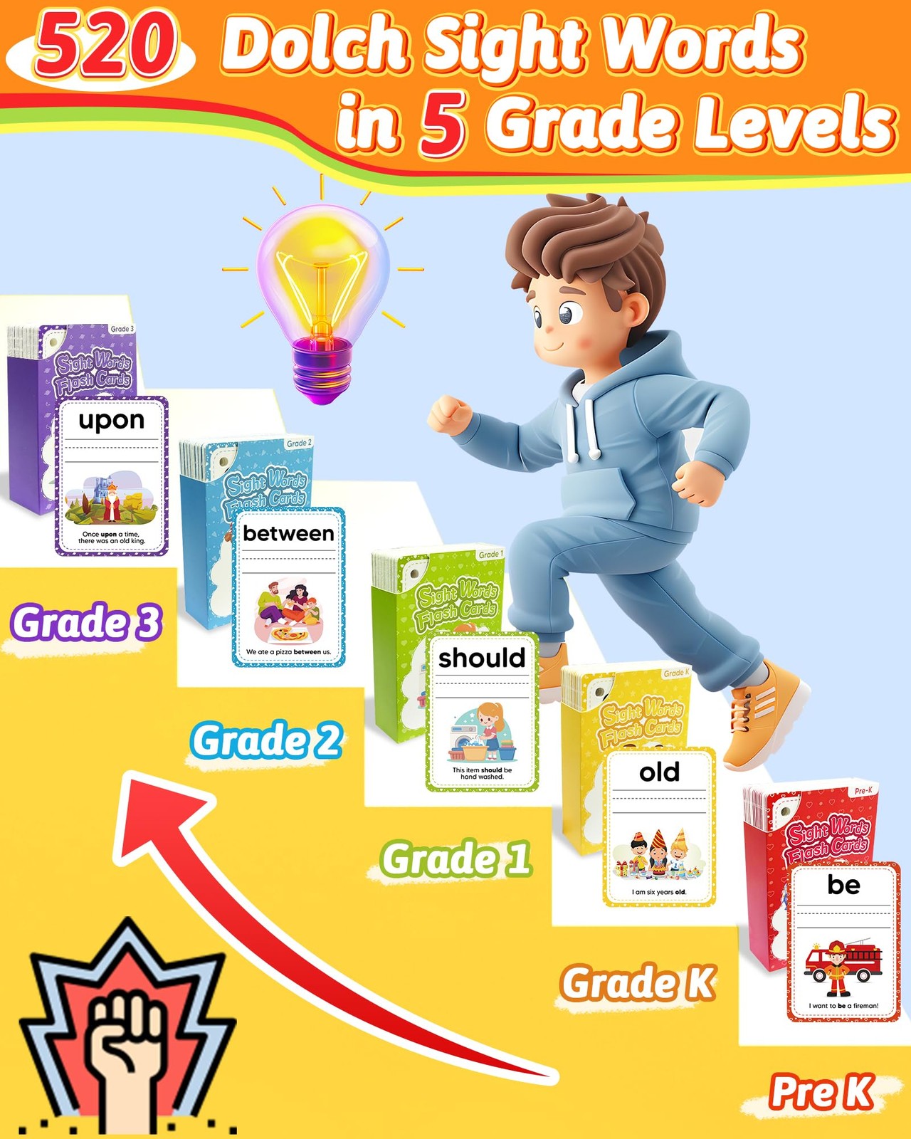 Sight Words Flash Cards Kindergarten Reading Writing Spelling Games Activities