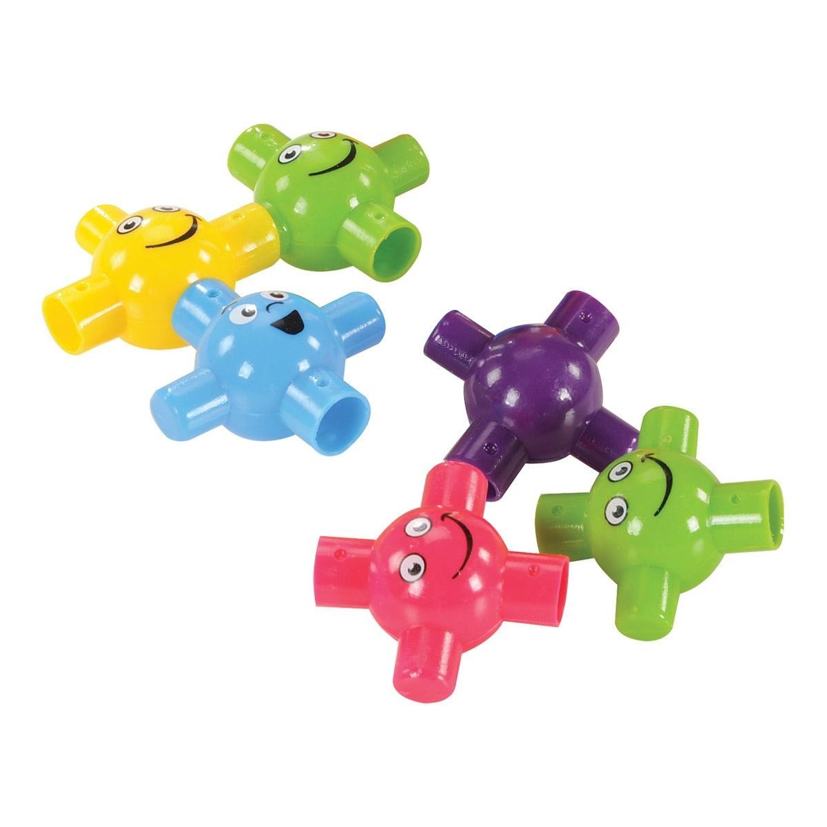 Kaplan Early Learning Baby Connects Happy Face Connecting Balls – 36 Pieces
