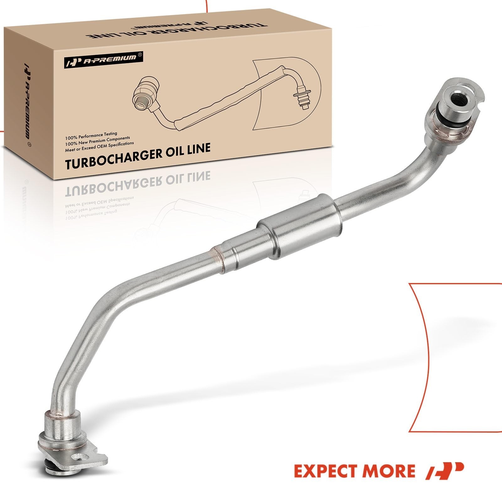 A-Premium Turbocharger Coolant Line Compatible with Ford F-150 F150 2017-2021…