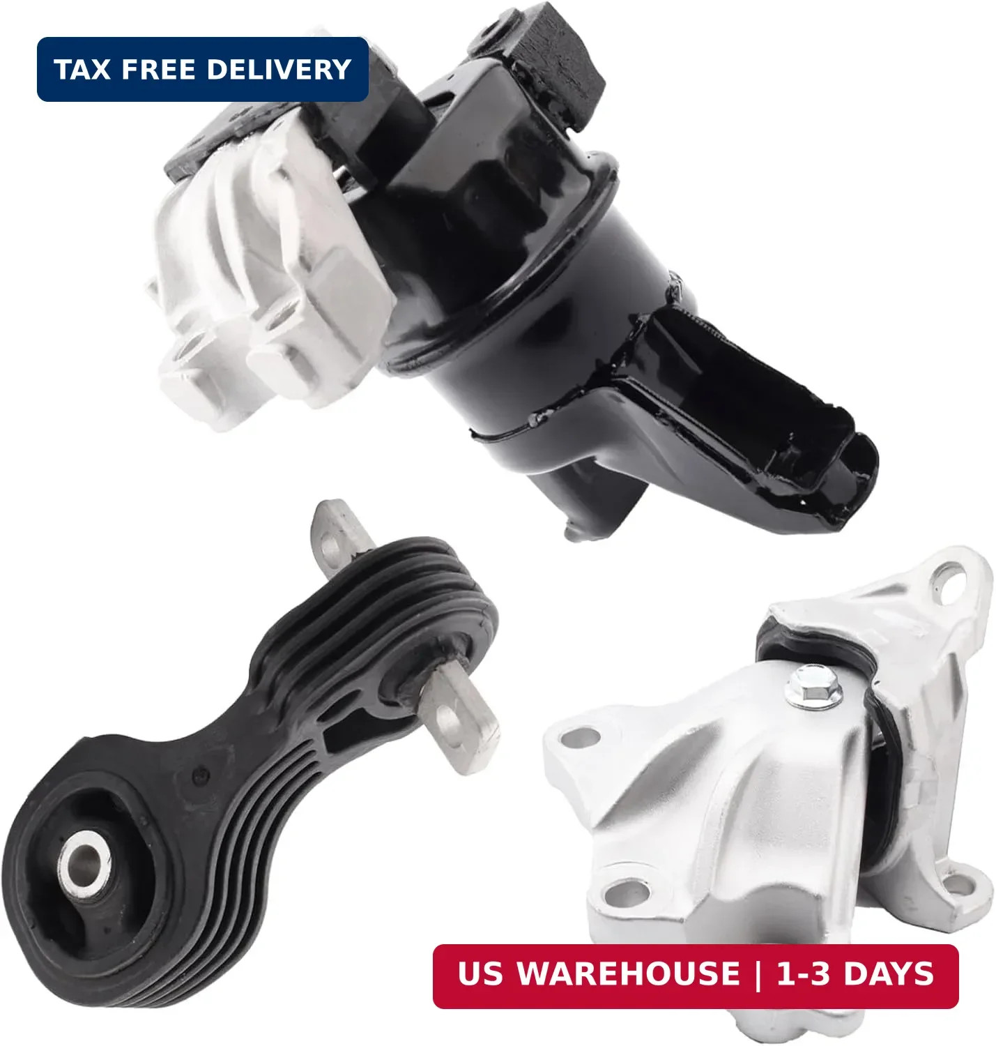 Set of 3 Engine Motor Mount & Trans Mount Compatible with 2012-2015 Honda Civic