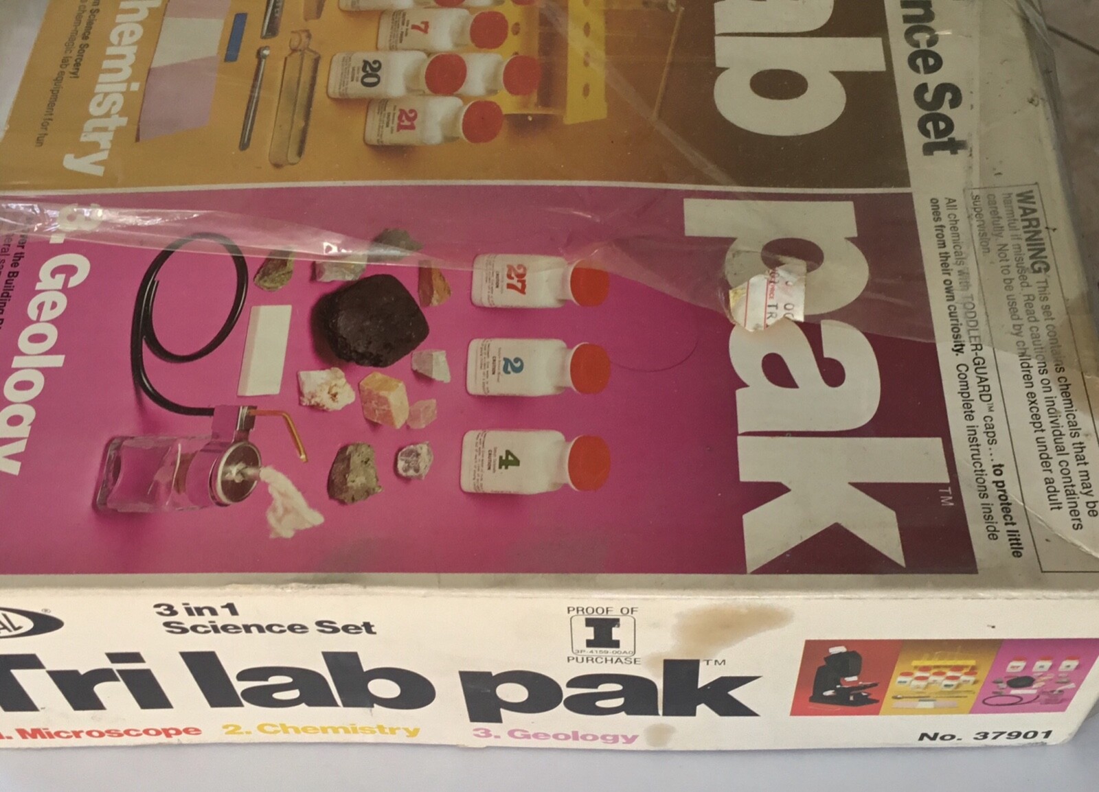 IDEAL 3 in 1 Science Set MCMLXXVII (1977) Vintage Extremely Rare Numbered