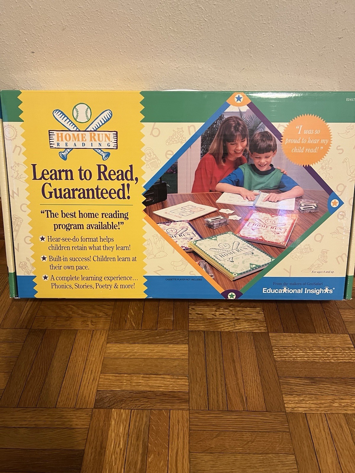 Learn to Read Program by Educational Insights 4+ Home School Workbooks Tapes