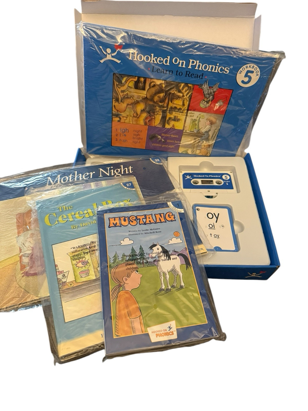 Sealed Hooked on Phonics Learn to Read Level 5 Box Set Workbook New