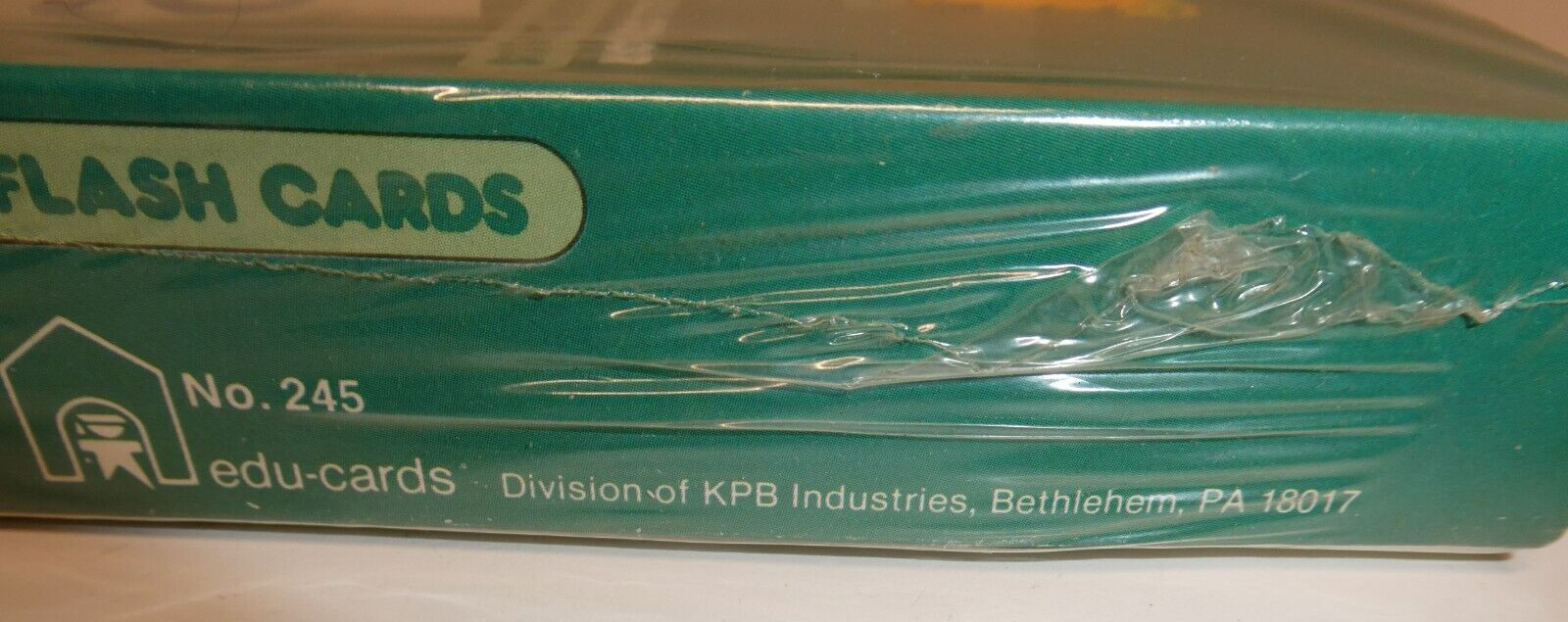 VTG New Sealed #245 Edu-cards Telling Time Flash Cards (Ages 5-9) Toys R Us