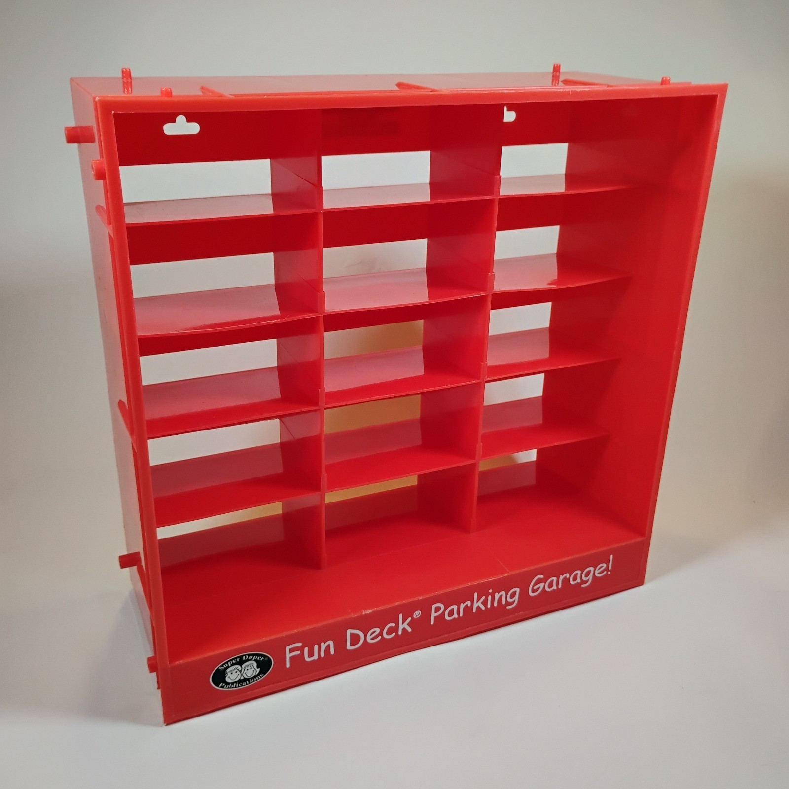 Super Duper Publications Fun Deck Parking Garage Plastic Storage Shelf 13 x 12
