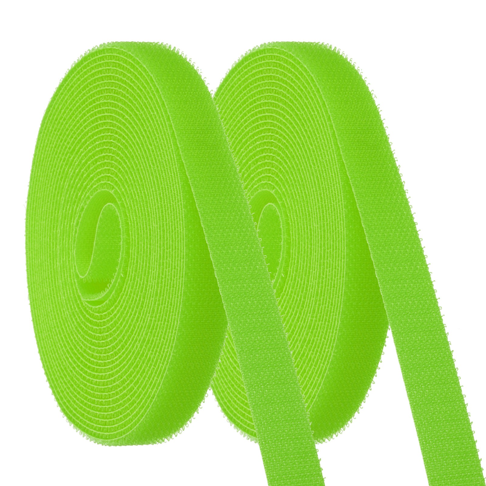 2pcs Carpet Marker Strips 0.6 Inch x 16.4 Ft, Floor Markers Nylon Strip, Green