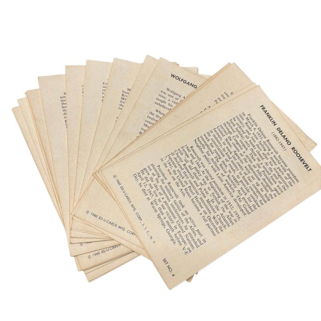 2 Duojector Ed-U-Cards Sets Of Viewer Cards *Read*