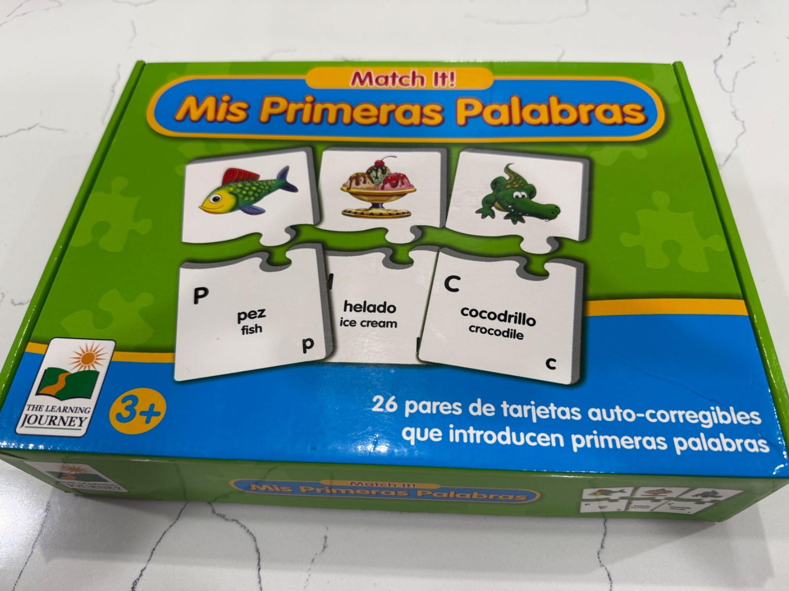 Learning Journey Match It! Mis Primera’s Palabras 26 Pares de Tarjetas Complete