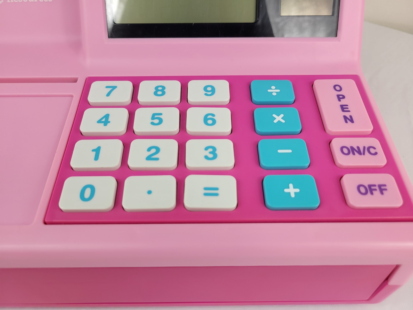 Learning Resources Pink Cash Register, With Coins Batteries Included