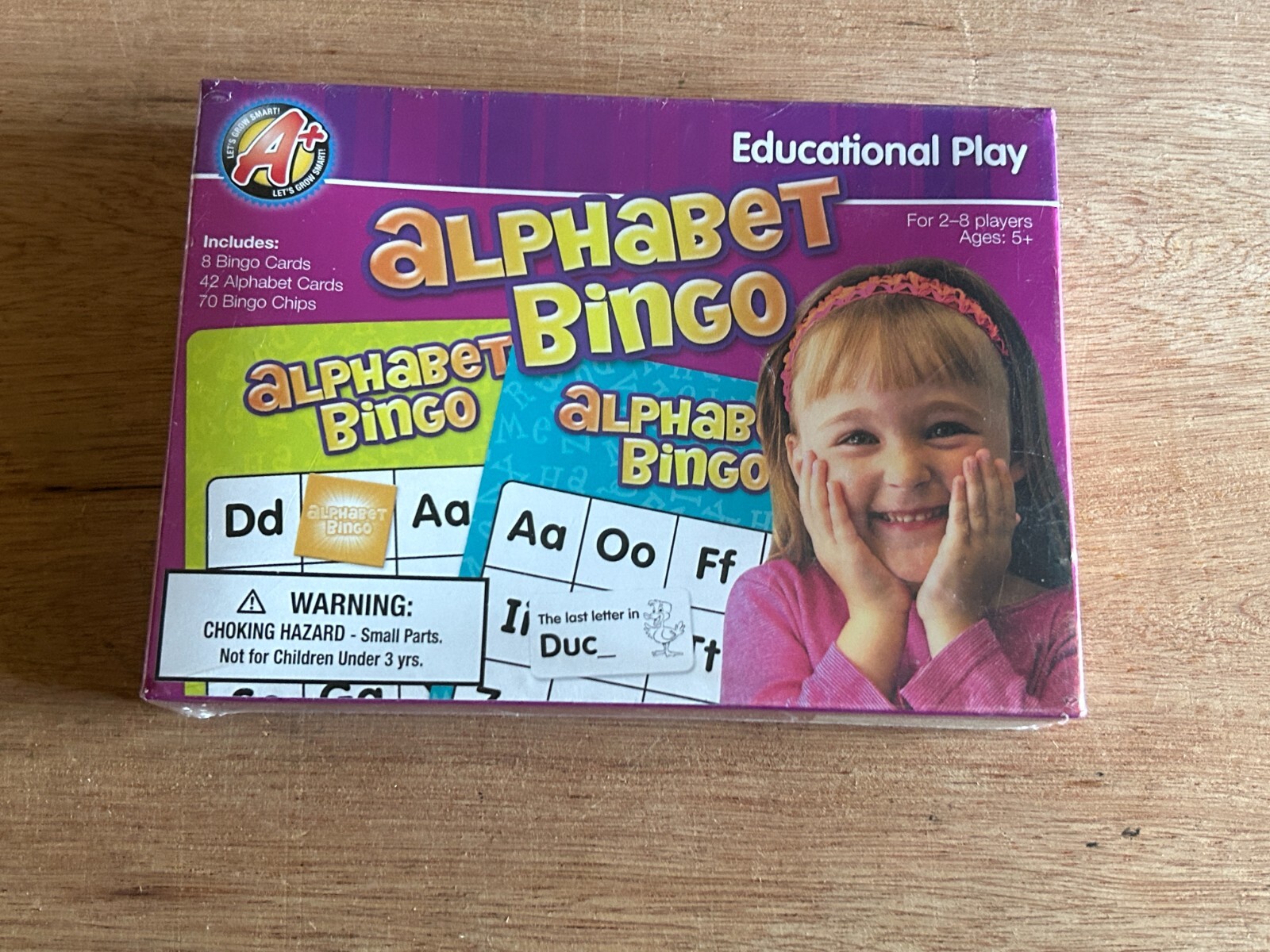 Time Bingo Alphabet Bingo Educational Play Games Factory Sealed lot Homeschool