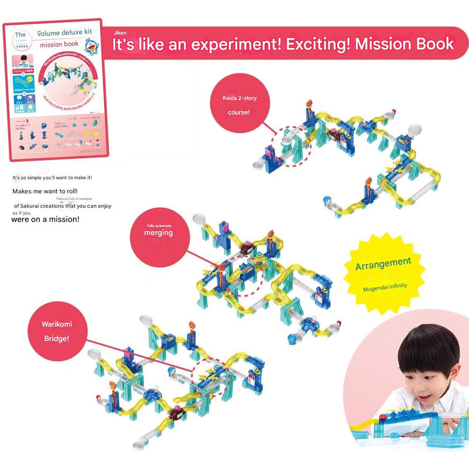 Doraemon Corogaswitch Analog Programming Volume Deluxe Kit Educational Toy New
