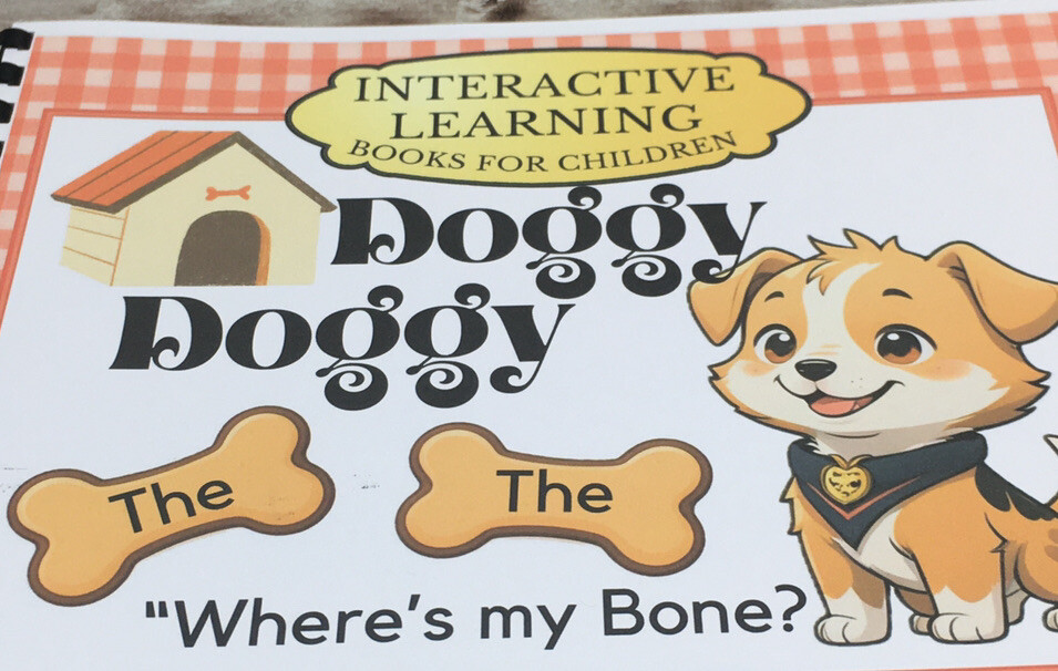 Interactive Learning Books for Children – Doggy Doggy Where’s my Bone?