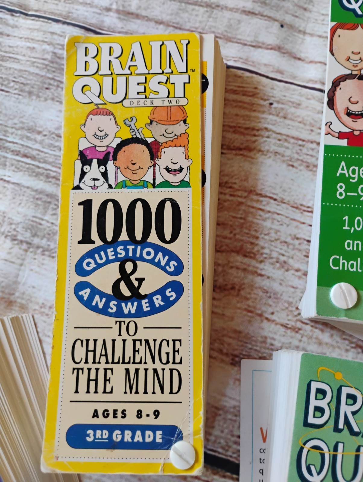 Brain Quest Lot, Flash Cards Educational Grades 2, 3 6.