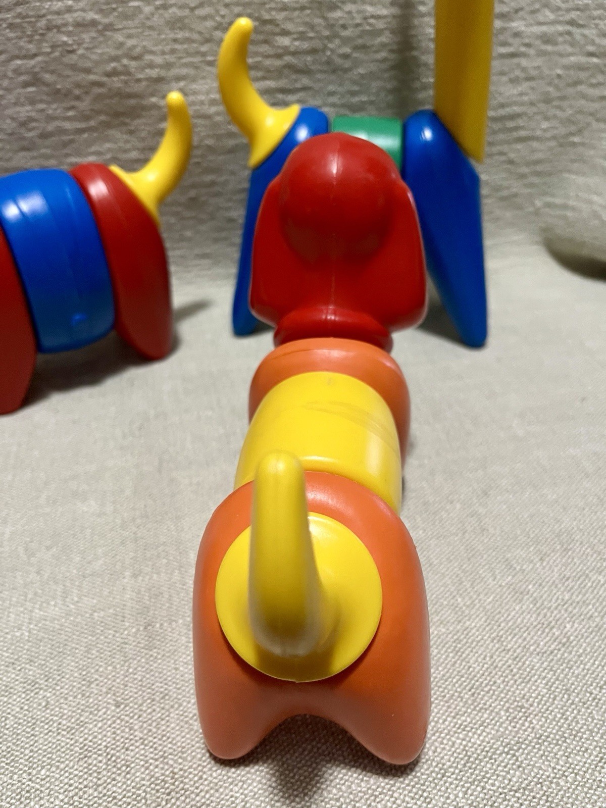 Tupperware Zoo It Yourself Animals Toys Dog Elephant Giraffe 16 pc Set 1966-70s