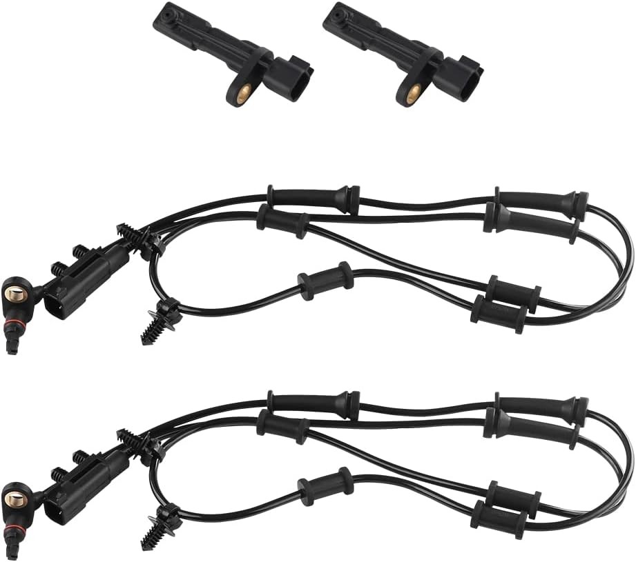 4 PCS ABS Wheel Speed Sensor 52125003AB 68003281AA Compatible with Jeep Wrang…