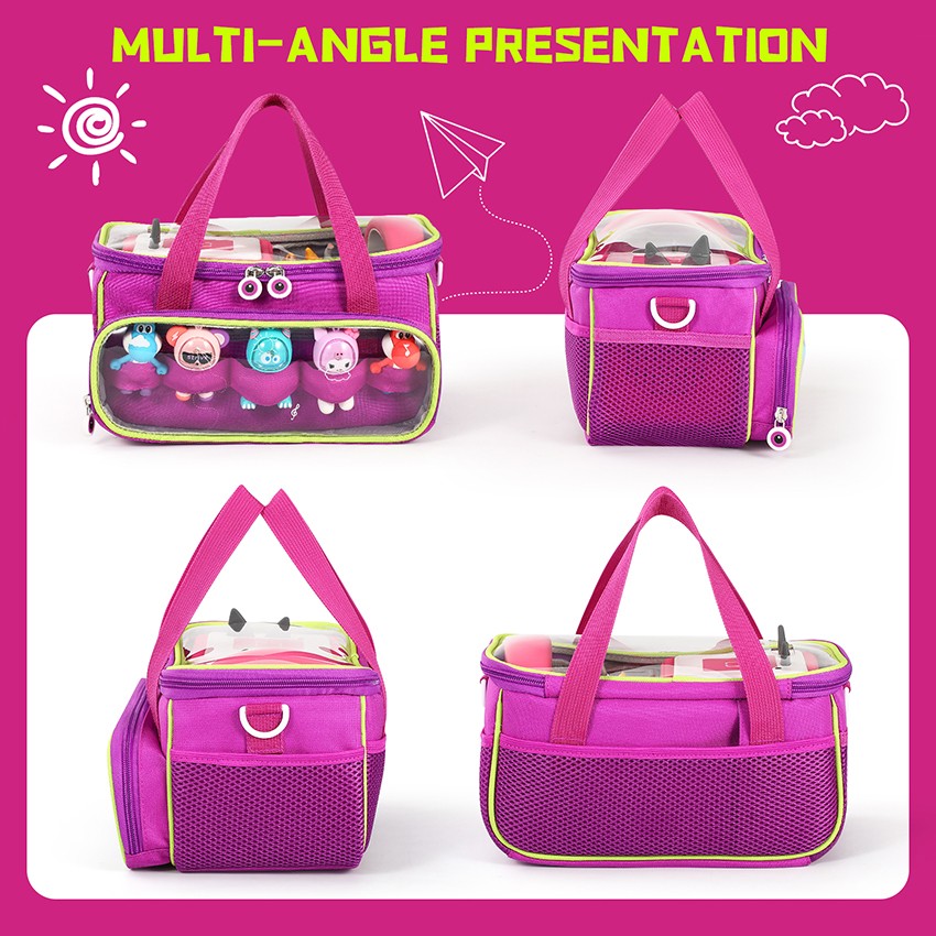 Transparent Lid Storage Bag Carrying Case Organizer Pouch For TONIEBOX Starter