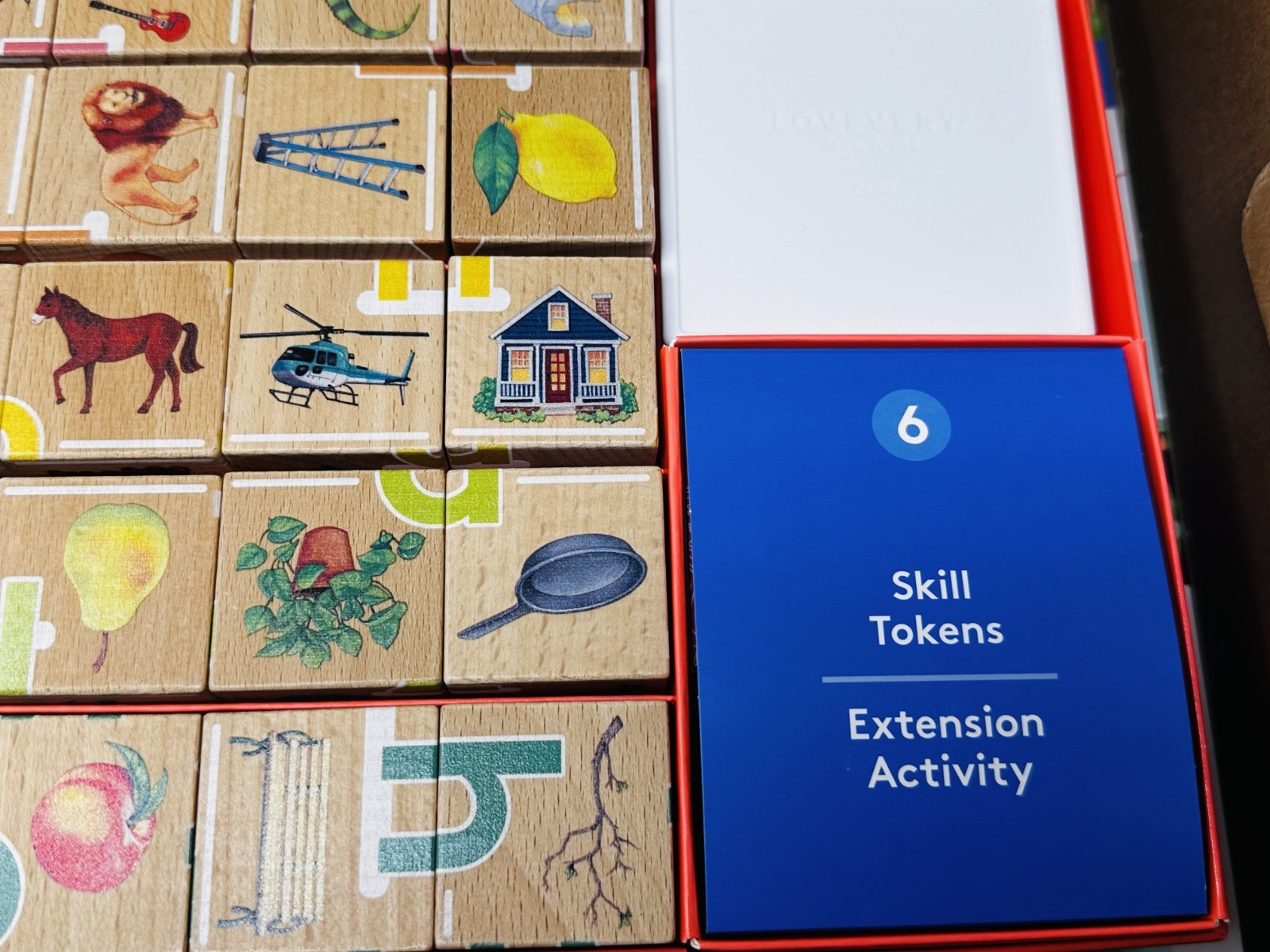 Lovevery Wooden Letter Sound Blocks Reading Skill Set Pt 2 – New Open Box