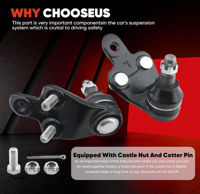 Kit rótulas inferiores delanteras K500043 K500044 compatible Avalon 05-18, Camry