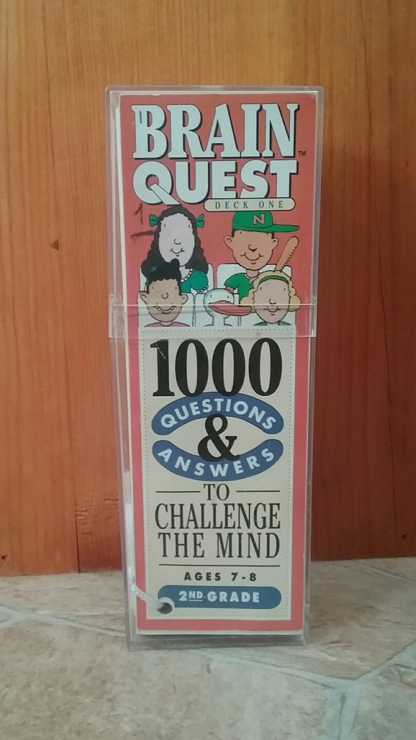 BRAIN QUEST 2nd Grade (Ages 7-8) ~ DECK 1 & DECK 2 ~ Free shipping ~ $17.77