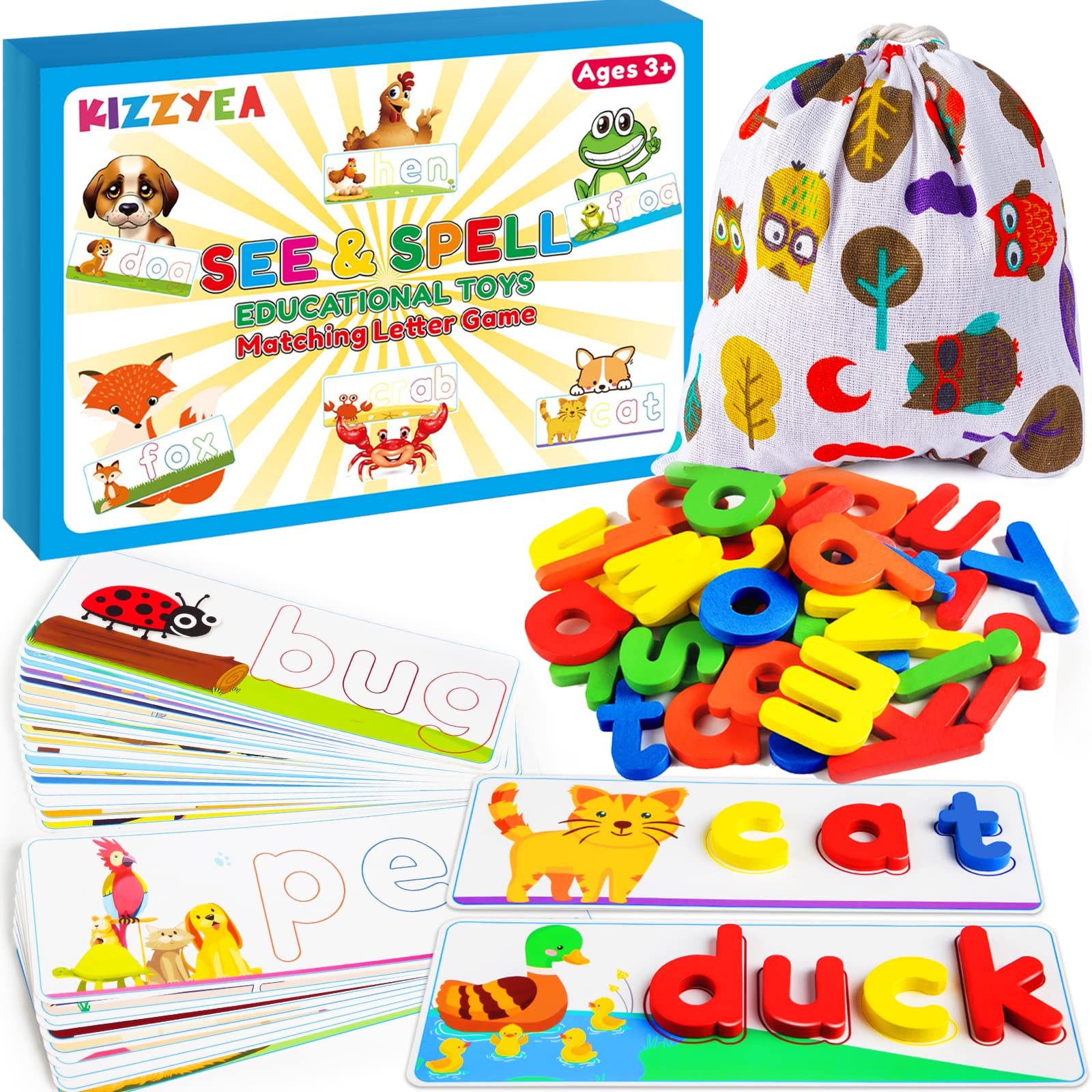 Learning Educational Toys for 2 3 4 5 6 Years Old Boys Small, Multicolor