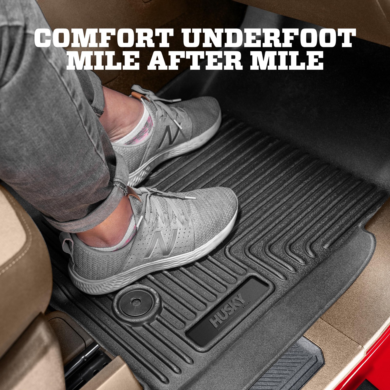 Husky Liners Weatherbeater 2nd Seat Floor Mat for 2020-2025 Jeep Gladiator