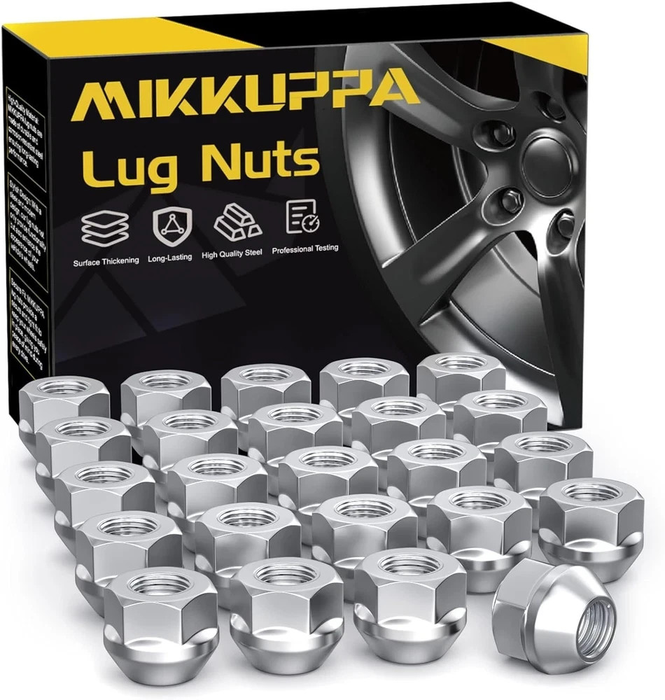 MIKKUPPA M14x1.5 Open End Lug Nuts – Replacement for Chevy GMC Silverado Sierra