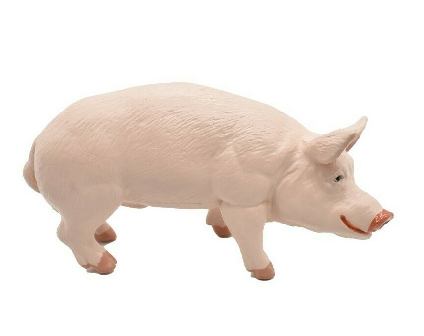 PIG / Boar Domestic Plastic Replica 4 1/2 -inch replica – F2024 B143