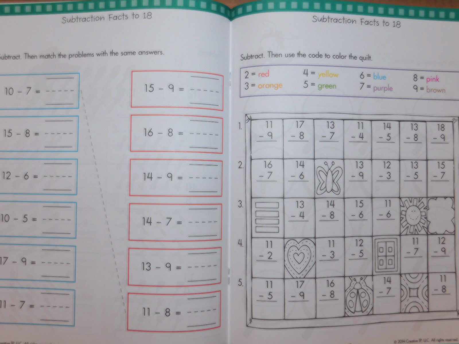 Grade 1 & 2 Math Addition & Subtraction TWO Workbooks