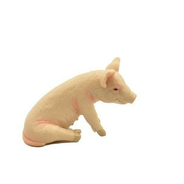 Piglet Sitting ~ Plastic Replica 2″ ~ F8005-B114