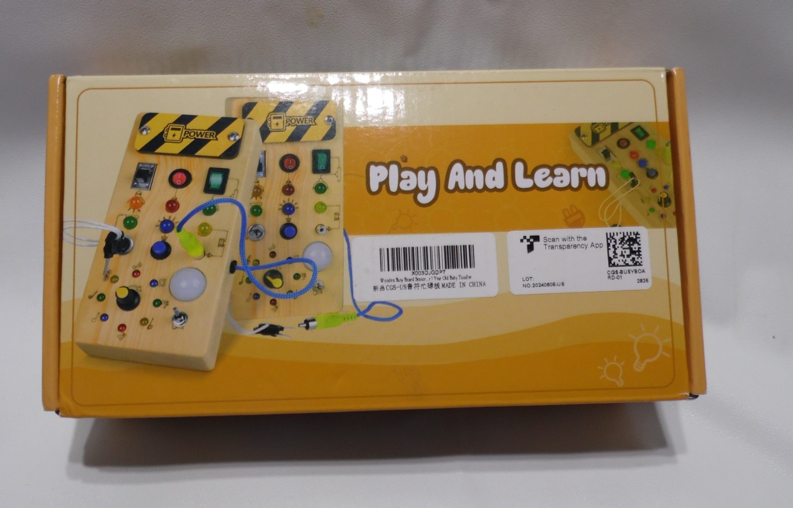 Montessori Toddler Busy Board: Play and Learn Designed for 7” x 4” Tested Works