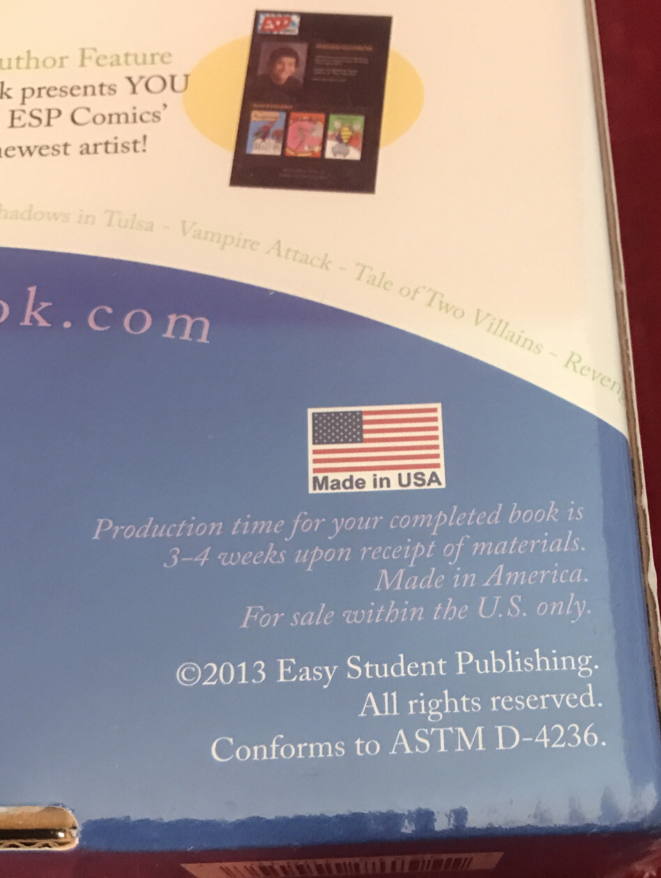 My Comic Book (Publish Your Own Comic Book!) Easy Student Publishing – 2013-NEW