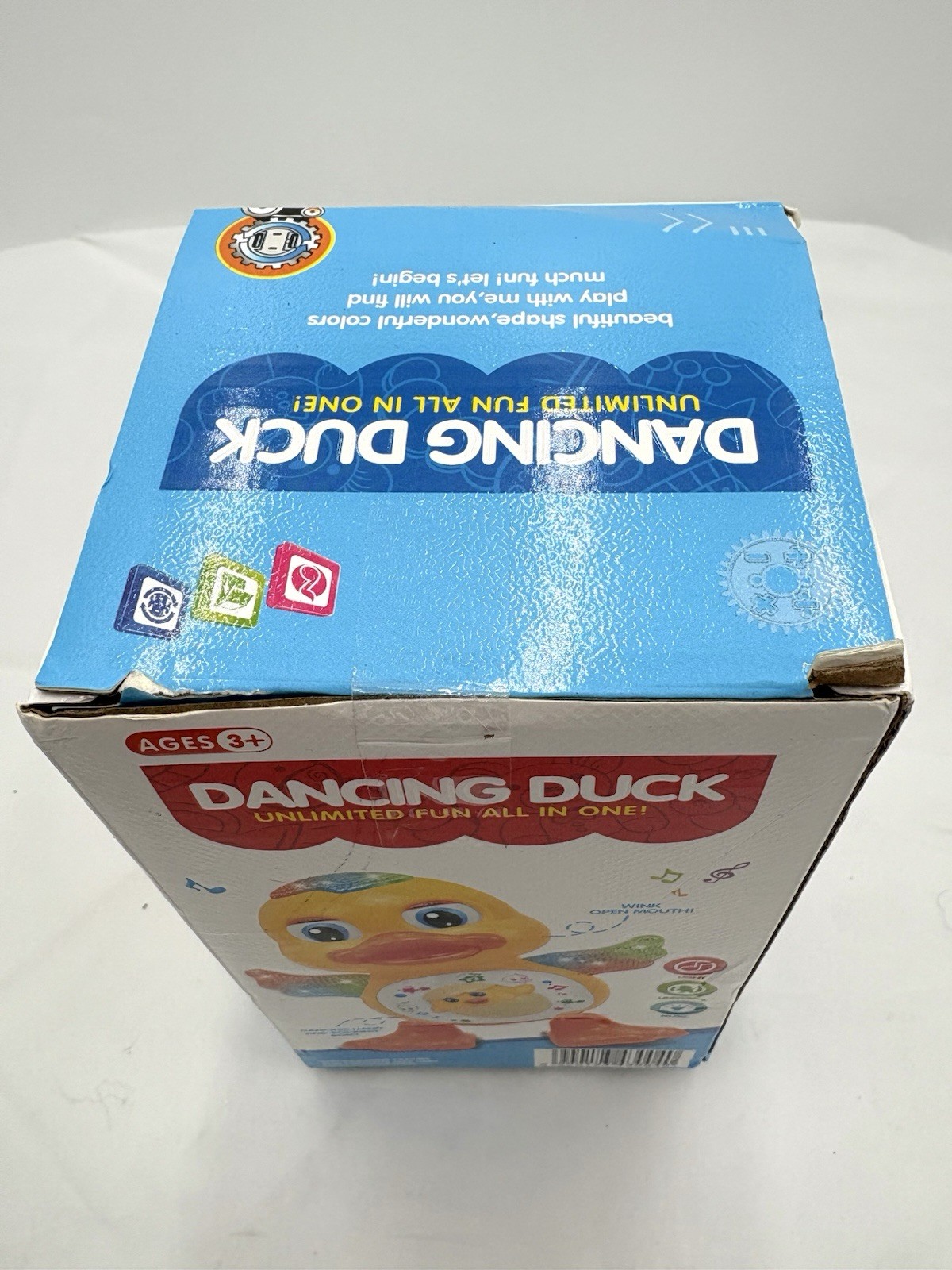Electronic Toys Dancing Duck Funny Blink Eyes Flashing Light Shake the Body Cute