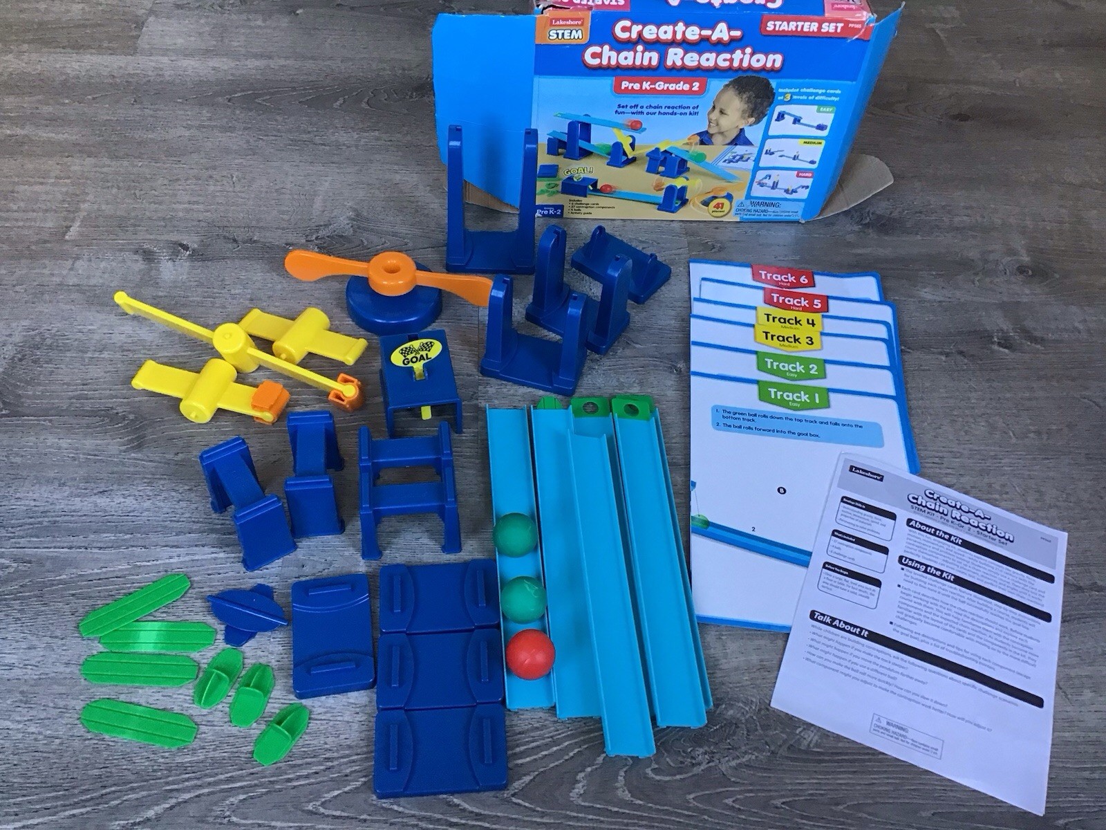Lakeshore Stem Create-a-Chain Reaction Starter Set PreK-2 PP565 4-8