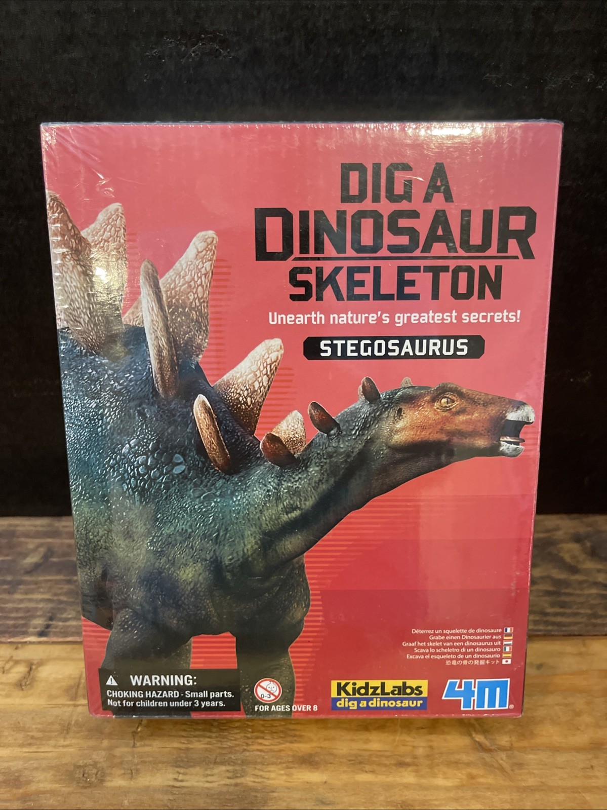Science Dig-A-Dinosaur School Stegosaurus 4M Kidz labs Educational New