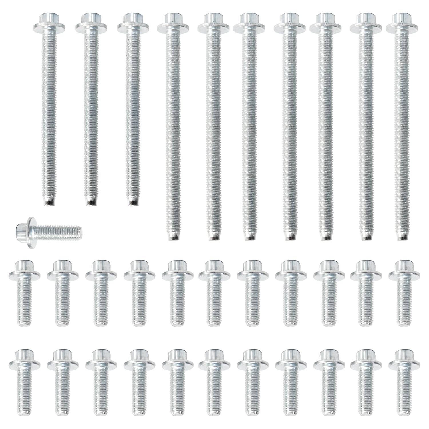 Engine Oil Pan Bolt Kit Compatible with BMW 325i 328i 330i 335i 435i 525i Replac
