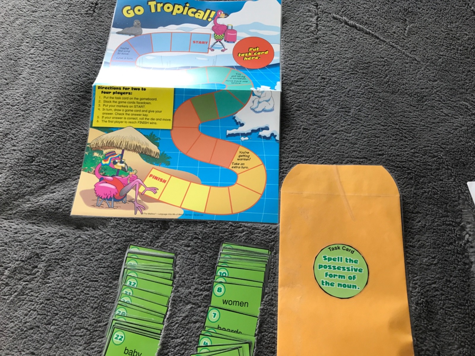 Go Tropical! Possessive Nouns! Lang Arts teacher game resources 5th grade
