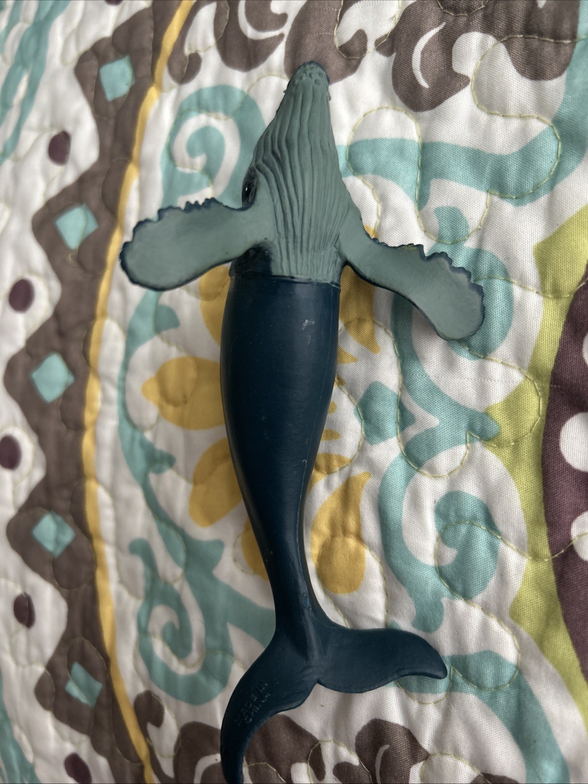 Realistic Humpback Whale Toy 6” Plastic Replica Sea Life Decor Cake Topper